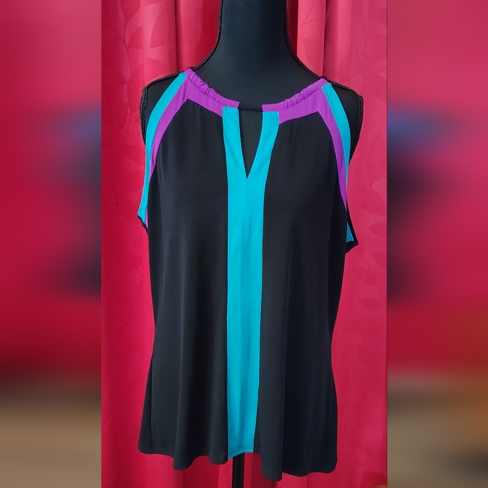 Chic Colorblock Women's Tank Top